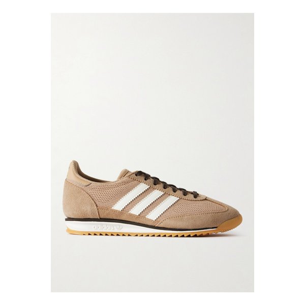 Sl 72 Og 스웨이드 가죽 트리밍 메시 스니커즈 라이트 브라운 46376663162926243