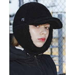 bookle cap hat black