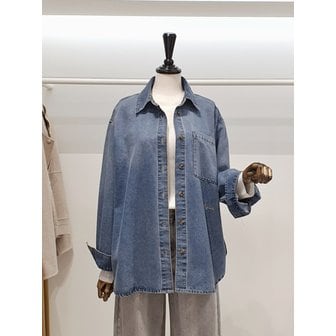 ZOOC [파주점] 쥬크 주크 루즈핏 데님 셔츠​ V261PSC911