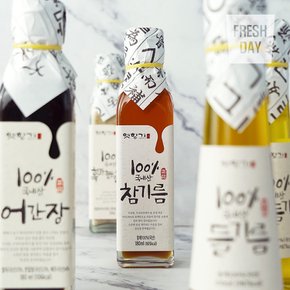 국내산 방앗간 전통방식 프리미엄 토종 참기름 180ml