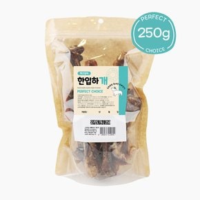 한입하개 강아지 수제간식 - 오리도가니 250g