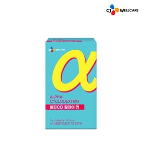 알파CD 원데이 컷 파인애플맛 식물성 식이섬유 14포 1박스