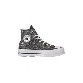 스니커즈 188 CONVERSE PLATFORM GLITTER BLACK White