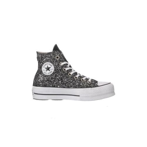 컨버스 스니커즈 188 CONVERSE PLATFORM GLITTER BLACK White