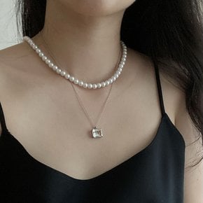 Classic pearl necklace (핵진주)(2024fw23)