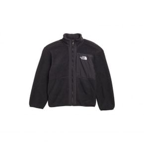 키즈 노스페이스 키즈 Yumiori 풀 집업 플리스 후리스 자켓 - Tnf 블랙 9530605