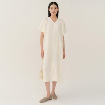 킨더살몬 RS24 Volume Sleeve Dress Ivory