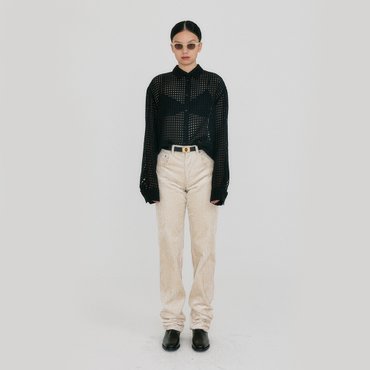 EENK ZERIA Classic Straight Pants - Ivory