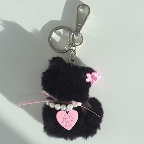 Black Cat Keyring 고양이 인형 키링 2컬러