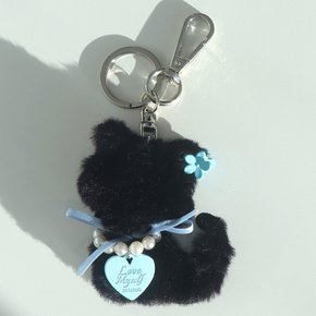 Black Cat Keyring 고양이 인형 키링 2컬러