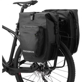 영국 락브로스 자전거안장 ROCKBROS Bike Pannier Bag Waterproof 27L Large Capacity Rear Seat