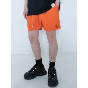 [UNISEX]도트 자수 쇼츠_오렌지