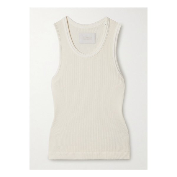 이네즈 와플 니트 코튼 탱크 크림 1647597357490078