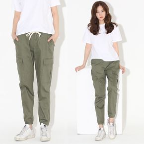 여성데일리룩 도언 린넨 카고팬츠