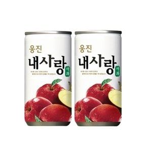 웅진 자연은 사과 180ml 30캔