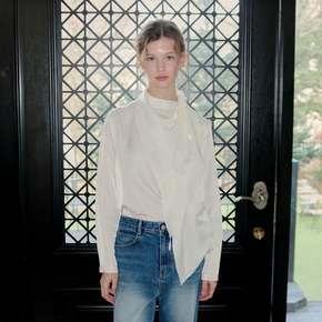 Moire One Tie Blouse