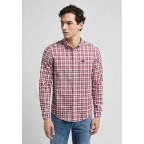 4614262 Lee BUTTON DOWN - Shirt garnet