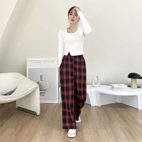 데일리 체크 바지 3color _P321701916