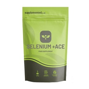 영국 Supplemented 셀레늄 200mcg + ACE 180정