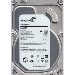 Seagate Seagate Desktop HDD 3TB  SATA 6Gbs  7200rpm  64MB  내장 하드 디스크 (3.5인치 2년