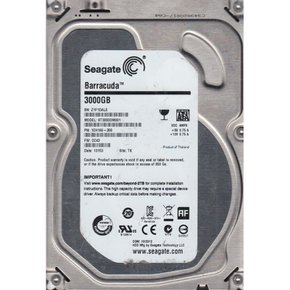 Seagate Seagate Desktop HDD 3TB  SATA 6Gbs  7200rpm  64MB  내장 하드 디스크 (3.5인치 2년