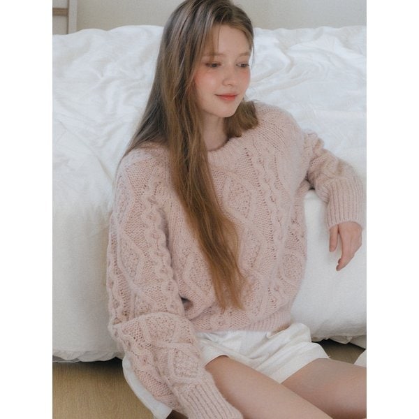 [컬러추가] [Unisex] Heavywool Alpaca Fisherman Knit_6 Colors