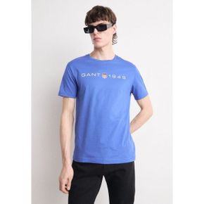 4732752 GANT GRAPHIC - Print T-shirt rich blue