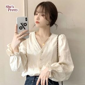 허밍레이스넥라인블라우스_P345992379