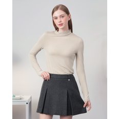 비키 터틀넥 탑 / VIKI TURTLENECK TOP_BEIGE