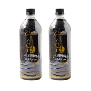 칸타타 콘트라베이스 콜드브루 블랙 900ml PET 페트병 6개입 무료배송