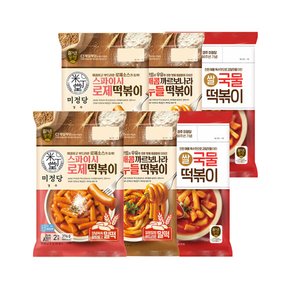 즐거운동행 미정당 떡볶이 국물 x2개+로제 x2개+매콤까르보나라 x2개