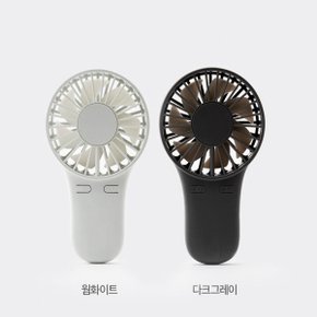 LED 휴대용 선풍기 다크그레이 웜화이트컬러 (C타입 충전  53g)
