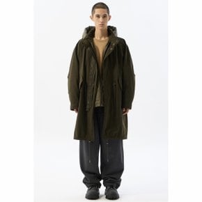 Khaki Hood Liner Field Coat_CWUAW24772KHX