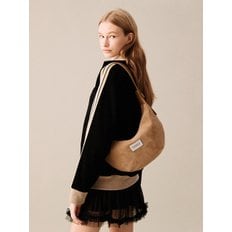 COQUET SUEDE HOBO BAG CAMEL