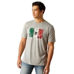 4670778 Ariat Mexico Camo Flag T-Shirt