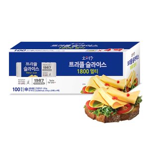 동원 [동원냉장] 소와나무 트리플 슬라이스 치즈 1.8kg(100매입)