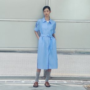 [시흥점] 소매 퍼프 벨트 트임 롱원피스 AR2WO464