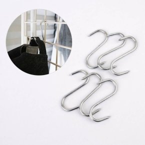 6P 미니 S자 고리 옷걸이 다용도걸이 자고리 걸이 (KYR-W30BDDF)