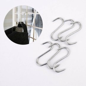 6P 미니 S자 고리 옷걸이 다용도걸이 자고리 걸이 (KYR-W30BDDF)