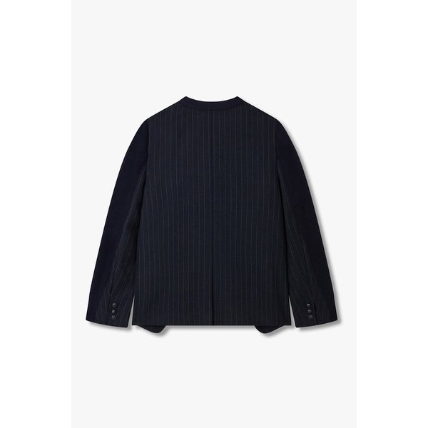 니트 패치 스트라이프 울 자켓 7115450R02147