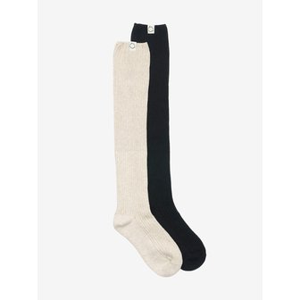 벤시몽 RIBBED LOOSE KNEE SOCKS - 4color