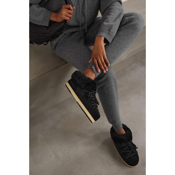 문부츠 EVX 시어링 트리밍 스웨이드 뮬 46376663162976164