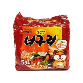 농심 너구리 멀티팩 120g x 5개x8팩 박스