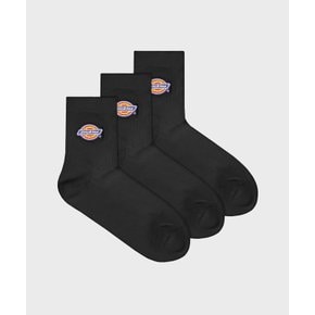밸리 그로브 미드 삭스 3팩 Black 긴목 패션양말 DK013019BK1 4281325