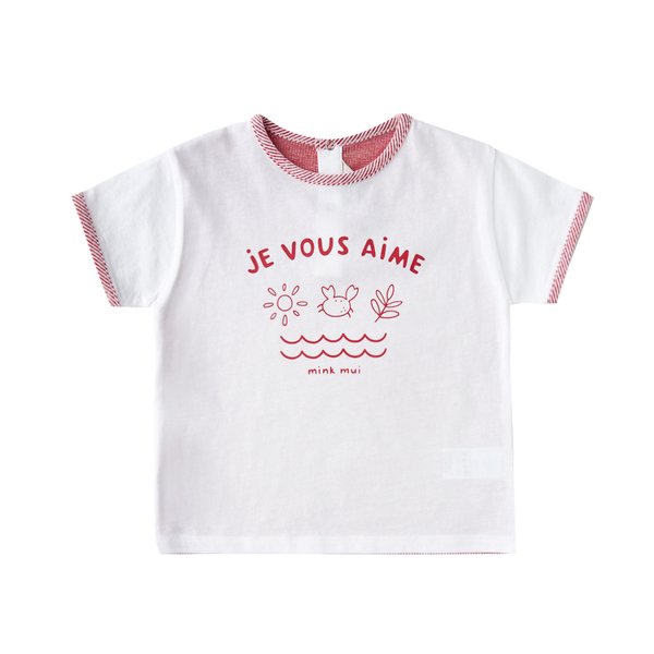 [여주점] [오프라벨 여주점] 밍크뮤 (IV) 소프트컬러배색티셔츠 ( 35315-332-04)