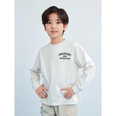 24SS 디스커버리키즈 바시티 스몰로고 긴팔티셔츠 DKRL11041