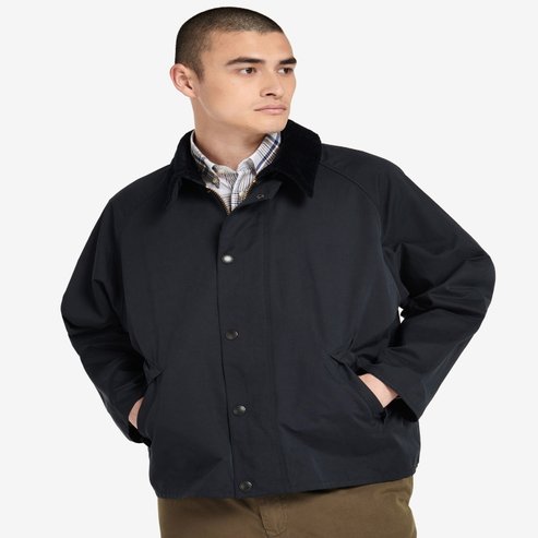 바버 [25SS]남여공용 네이비 OS Transport 캐주얼 자켓
