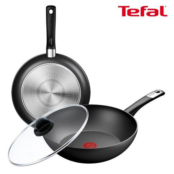 인덕션 퍼펙트 터치 3종(팬28+웍28+정품유리뚜껑)