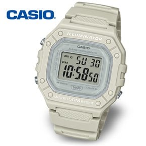 [정품] CASIO 카시오 아이코닉 W-218HC-8A 공용 방수 전자 군인시계