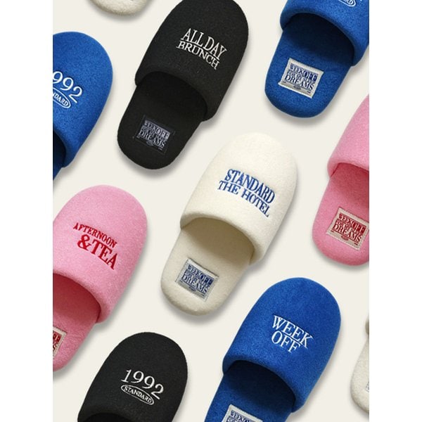 (uni) 스위트 호텔 테리 룸 슬리퍼 메모리폼 층간소음 거실 실내화